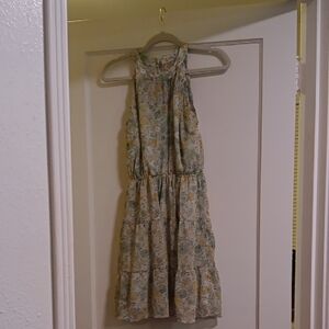 Floral Sleeveless Kids Dress